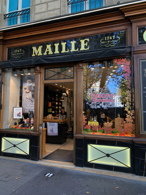 パリ8区☆MAILLE（マイユ）の白トリュフ｜Comme d'habitude 〜パリ